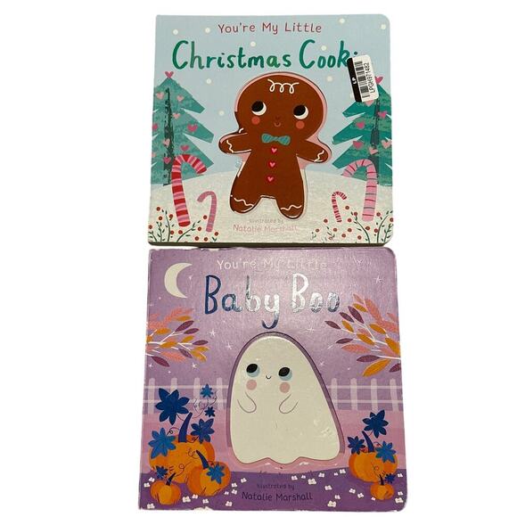 You're My Little Christmas Cookie and You're My Little Baby Boo Book Bundle - Picture 1 of 9